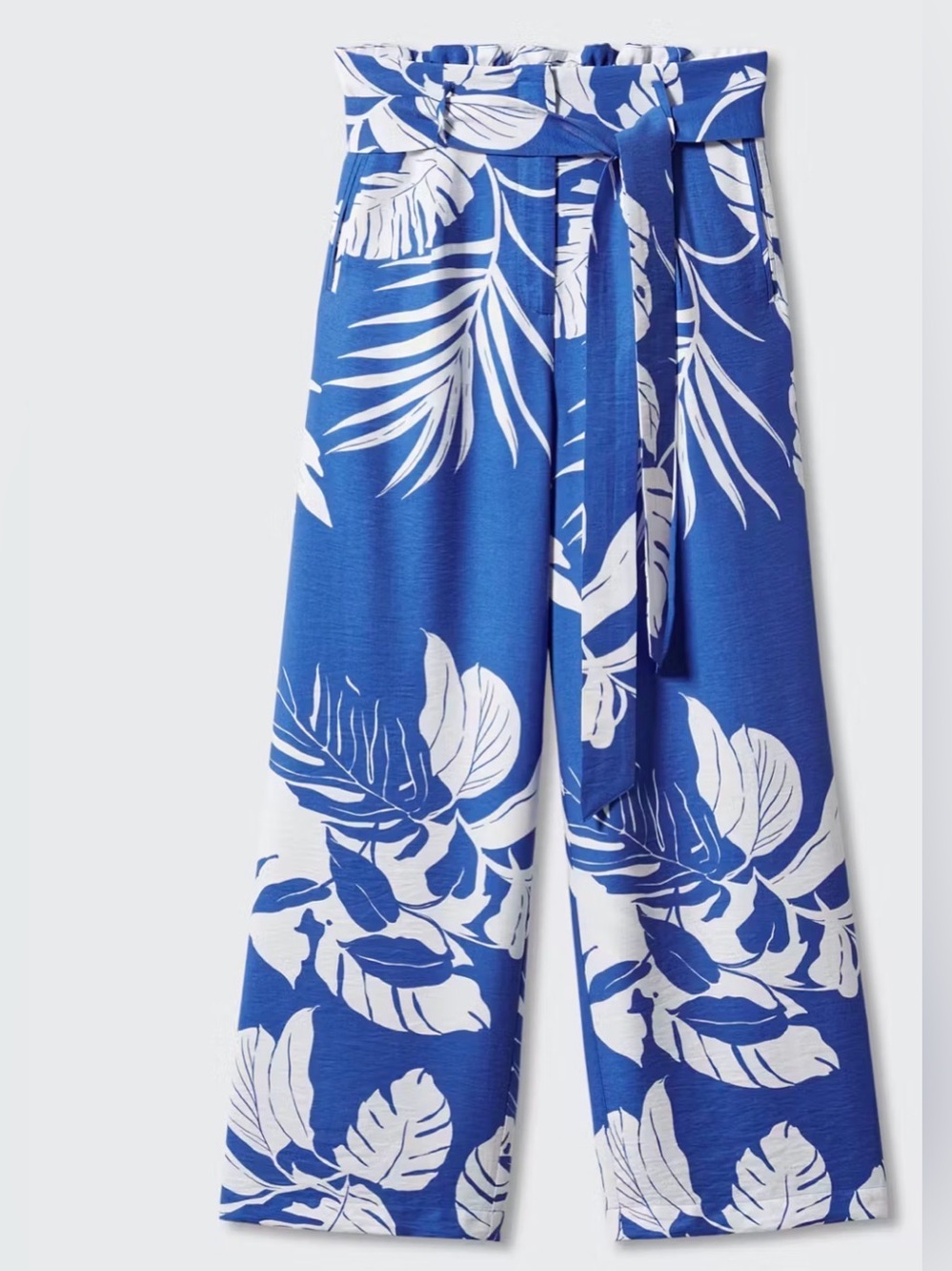 TROPICAL PRINT PANTS - Size S